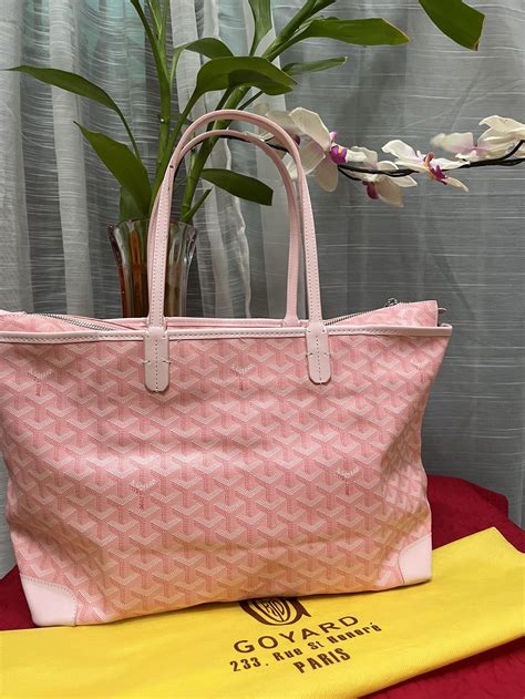 goyard pink bags|goyard pink tote bag.